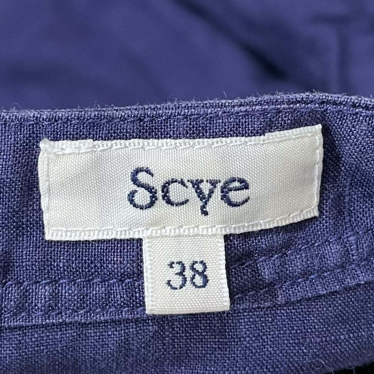 SCYE 19SS リネンプルオーバーシャツ リネン高密度長袖タックシャツ 1219-31028 古着・中古-7枚目のアイテム画像