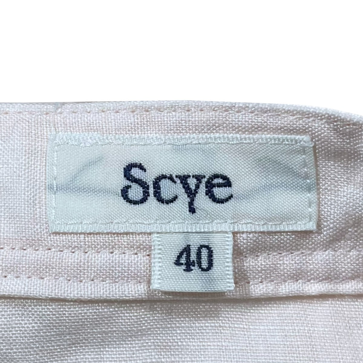SCYE(サイ) 21SS リネンピンタックブラウス Linen Tucked Blouse 1221