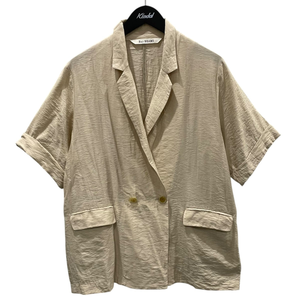 24SS 半袖ジャケット Double Breasted Half Sleeve Jacket ダブルブレスト ハーフスリーブ ジャケット 61-06-0315-462