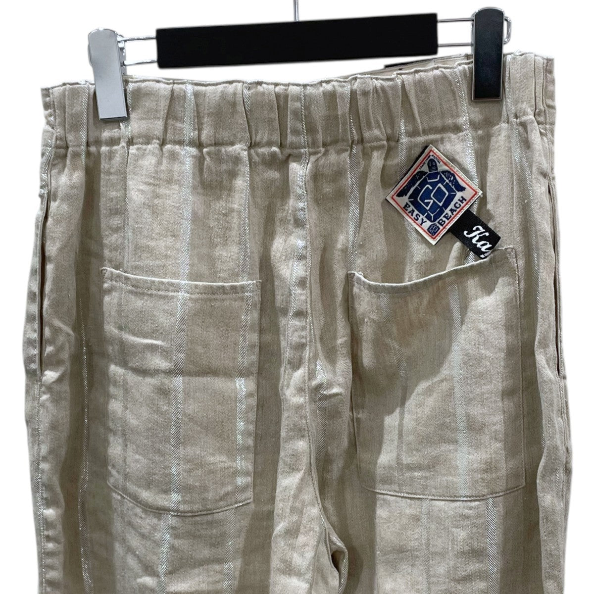 KAPITAL(キャピタル) 24SS ストライプ柄イージーパンツ リネン