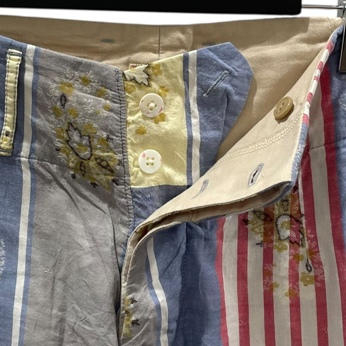 キャピタルKAPITAL コットンワイドパンツ KAPITAL(キャピタル) コットンワイドパンツ ブルー・レッド他 サイズ