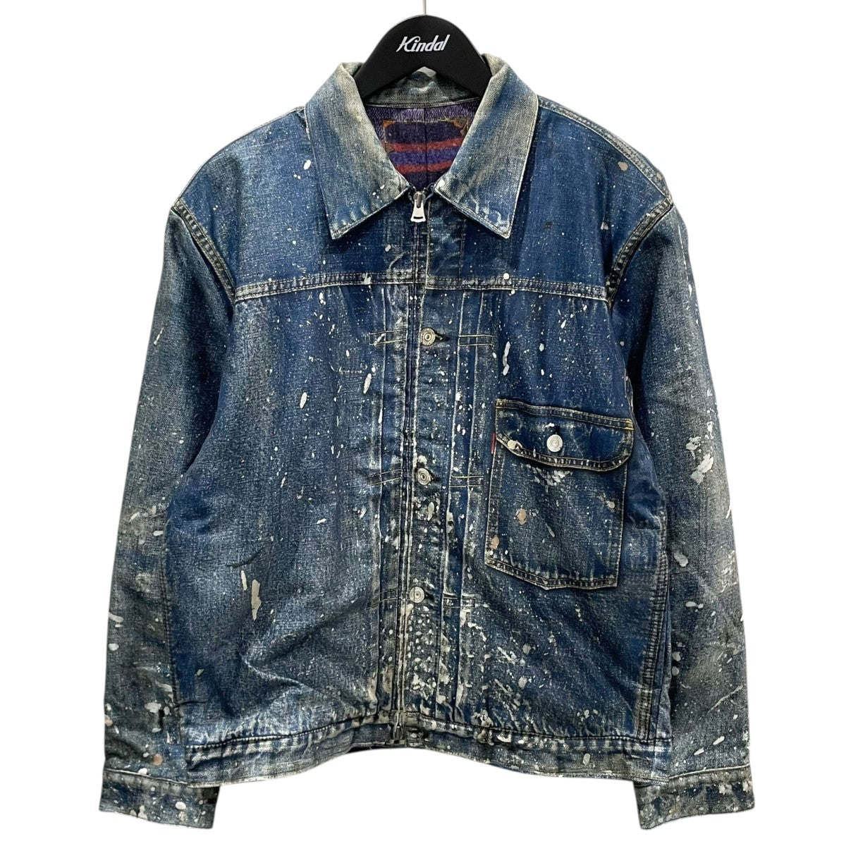 デニム転写ジャケット Trompe L’oeil Printed Jacket 1950 Type-1 T-Back TA-2001