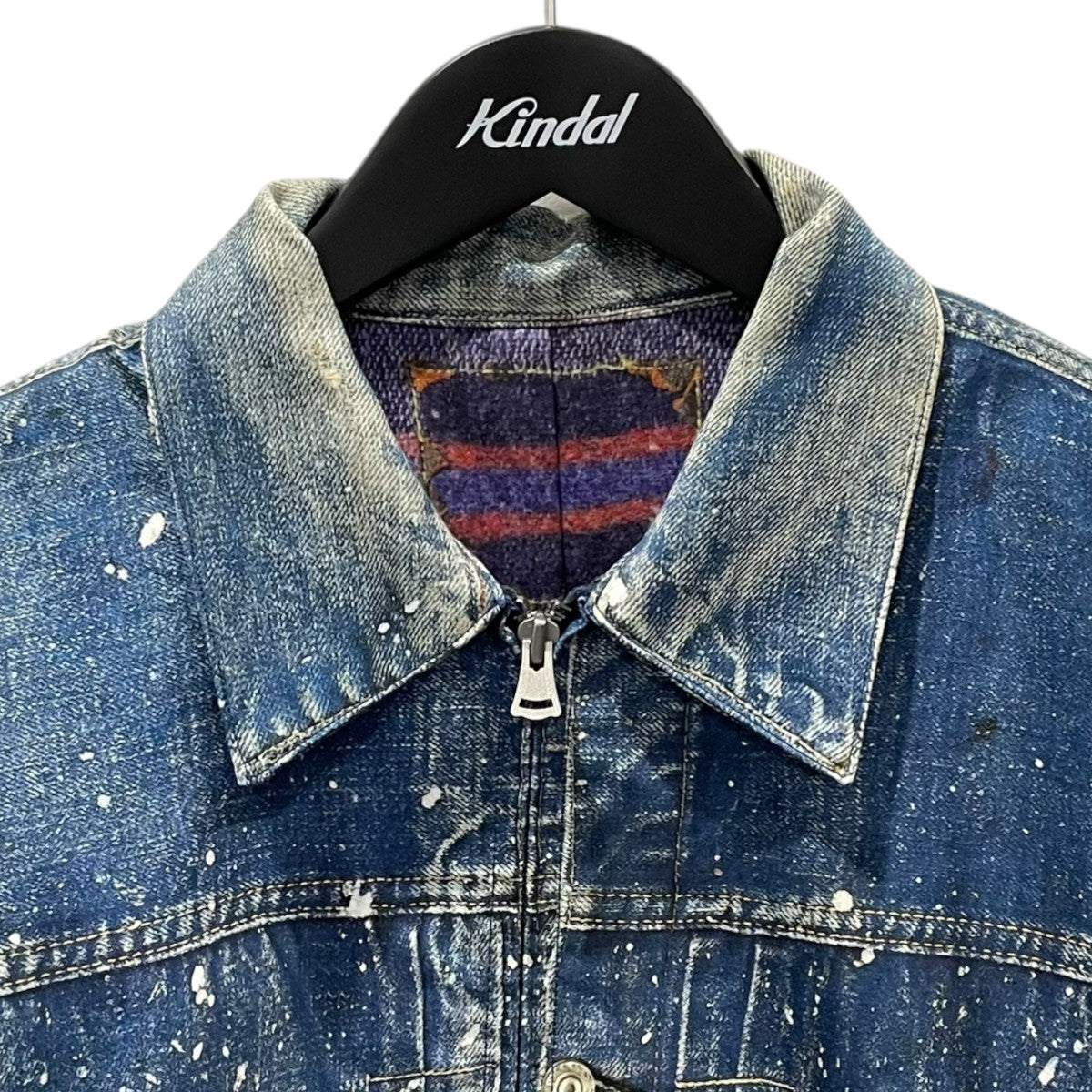 デニム転写ジャケット Trompe L’oeil Printed Jacket 1950 Type-1 T-Back TA-2001