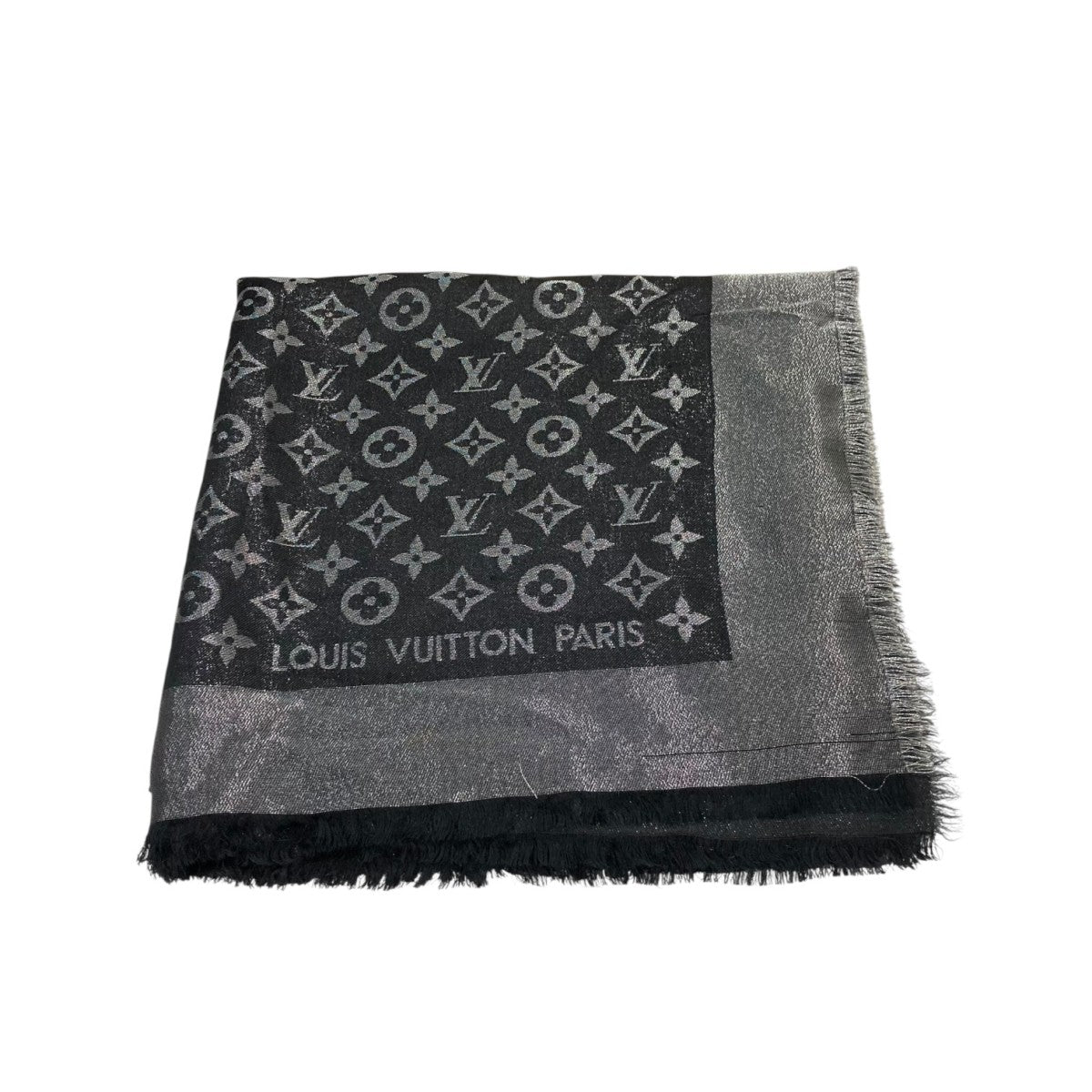 LOUIS VUITTON(ルイヴィトン) モノグラム大判ストール ブラック