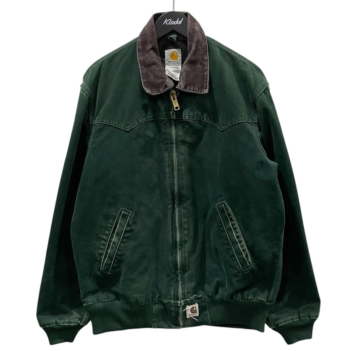 CarHartt ジップアップジャケット SANTA FE JACKET サンタフェジャケット J14 古着・中古-1枚目のアイテム画像