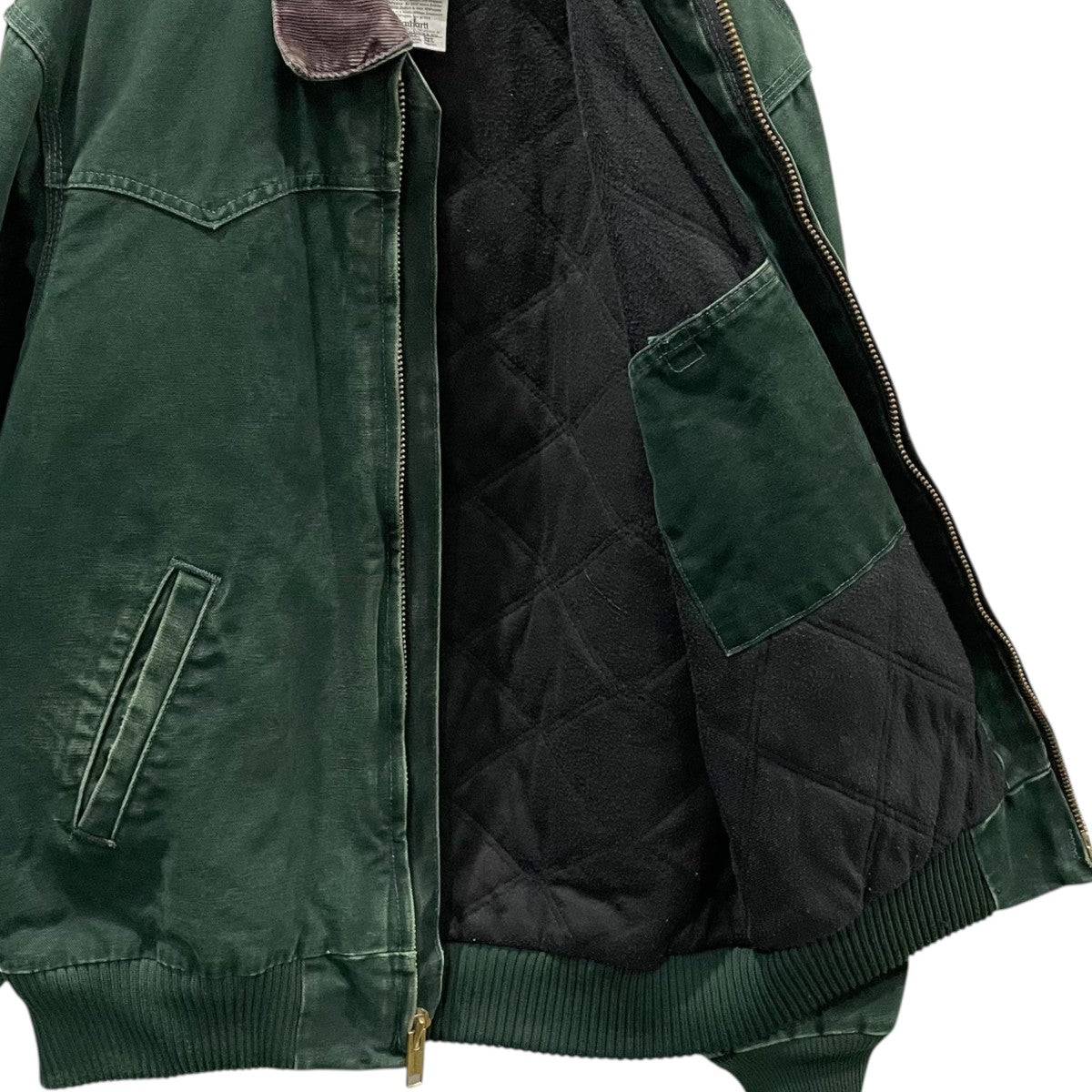 CarHartt ジップアップジャケット SANTA FE JACKET サンタフェジャケット J14 古着・中古-4枚目のアイテム画像