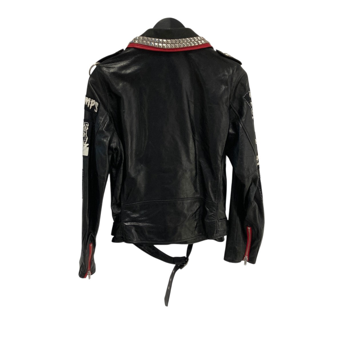 ヒステリックグラマー レザージャケット 山羊革 サイズfree ブラック HYSTERIC GLAMOUR ヒステリックグラマー レザージャケット