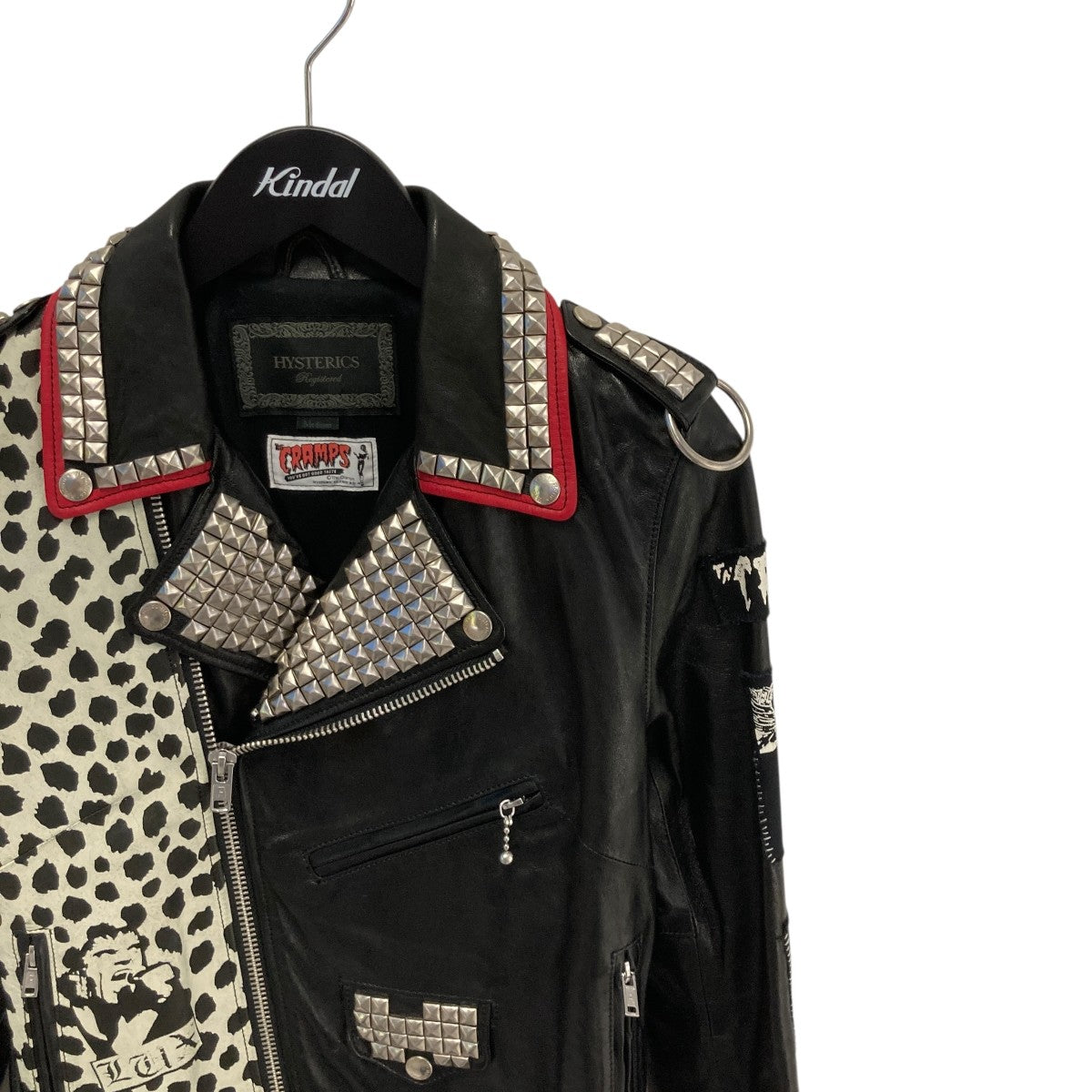 HYSTERIC GLAMOUR　ヒステリックグラマー　羊革　本革レザー　M HYSTERIC GLAMOUR ヒステリックグラマー レザージャケット