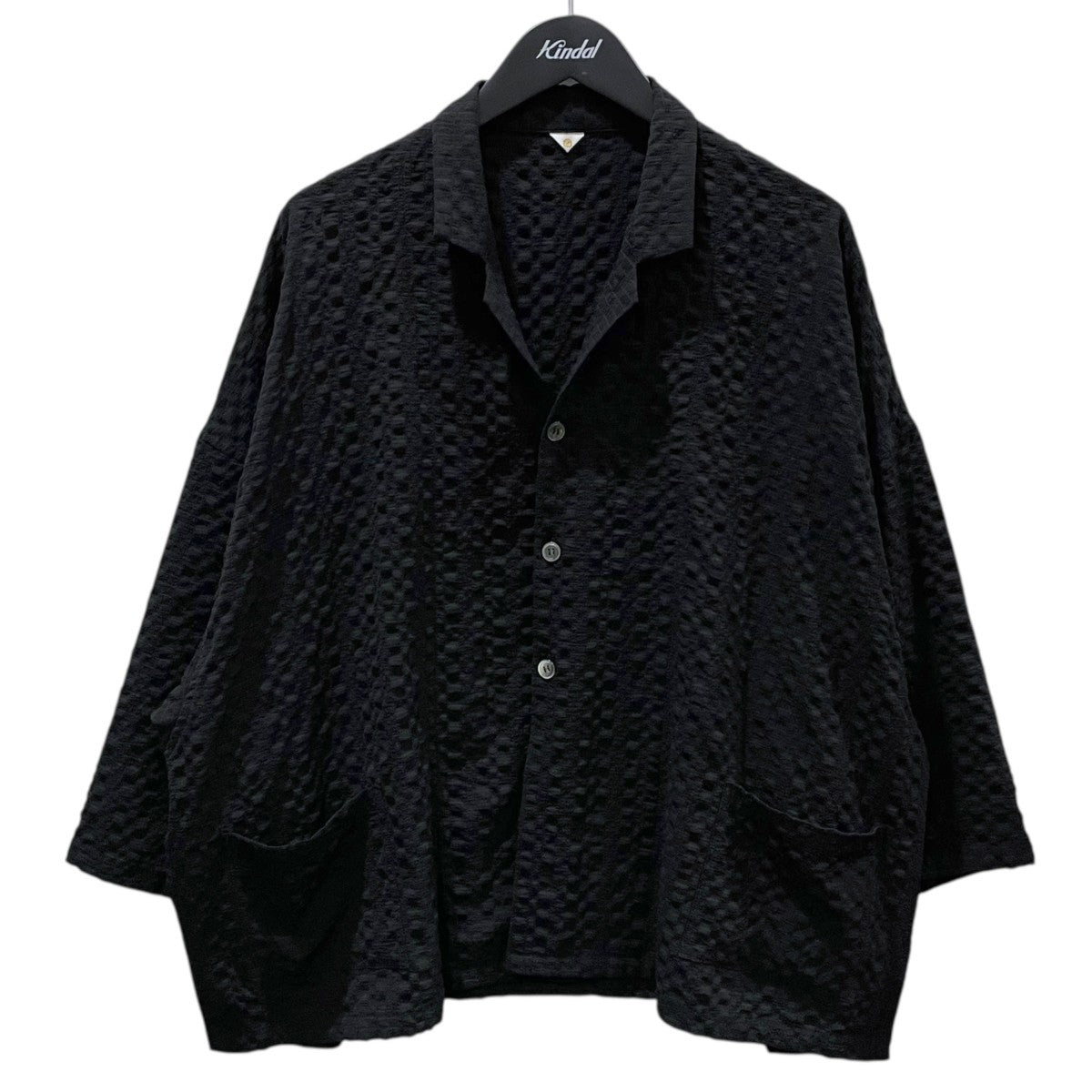 EEL 24SS シアサッカー五分袖シャツジャケット Hoozuki Jacket ホオズキジャケット I-24400 古着・中古-1枚目のアイテム画像