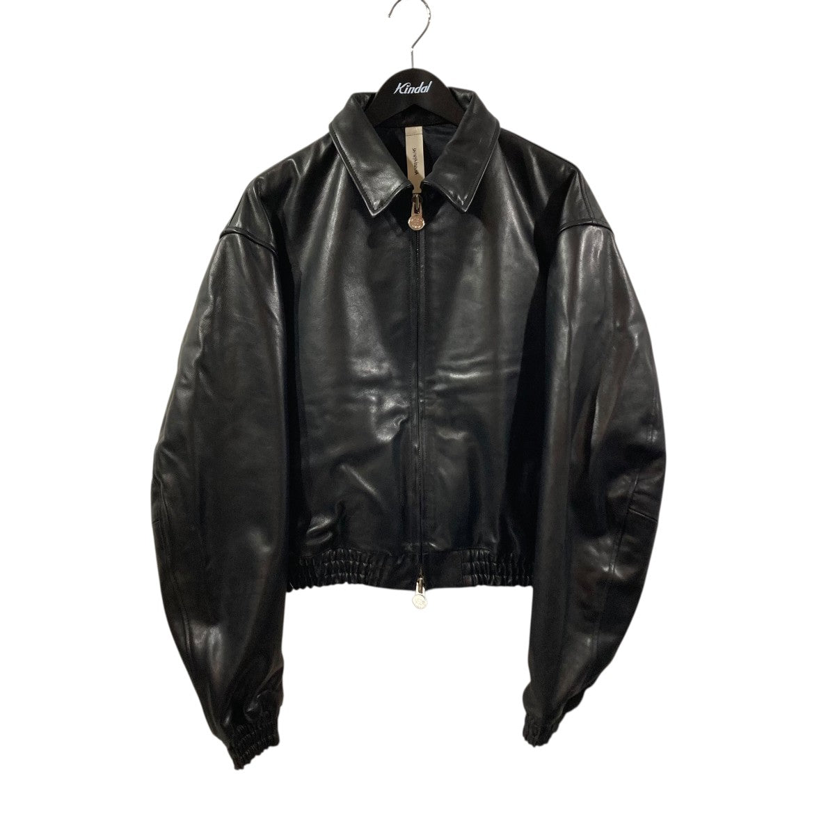 廃盤【TOKIO KUMAGAI】OLD漆黒の極上ムートンジャケット SHINYA KOZUKA(シンヤコヅカ) bomber as canvasジップジャケット