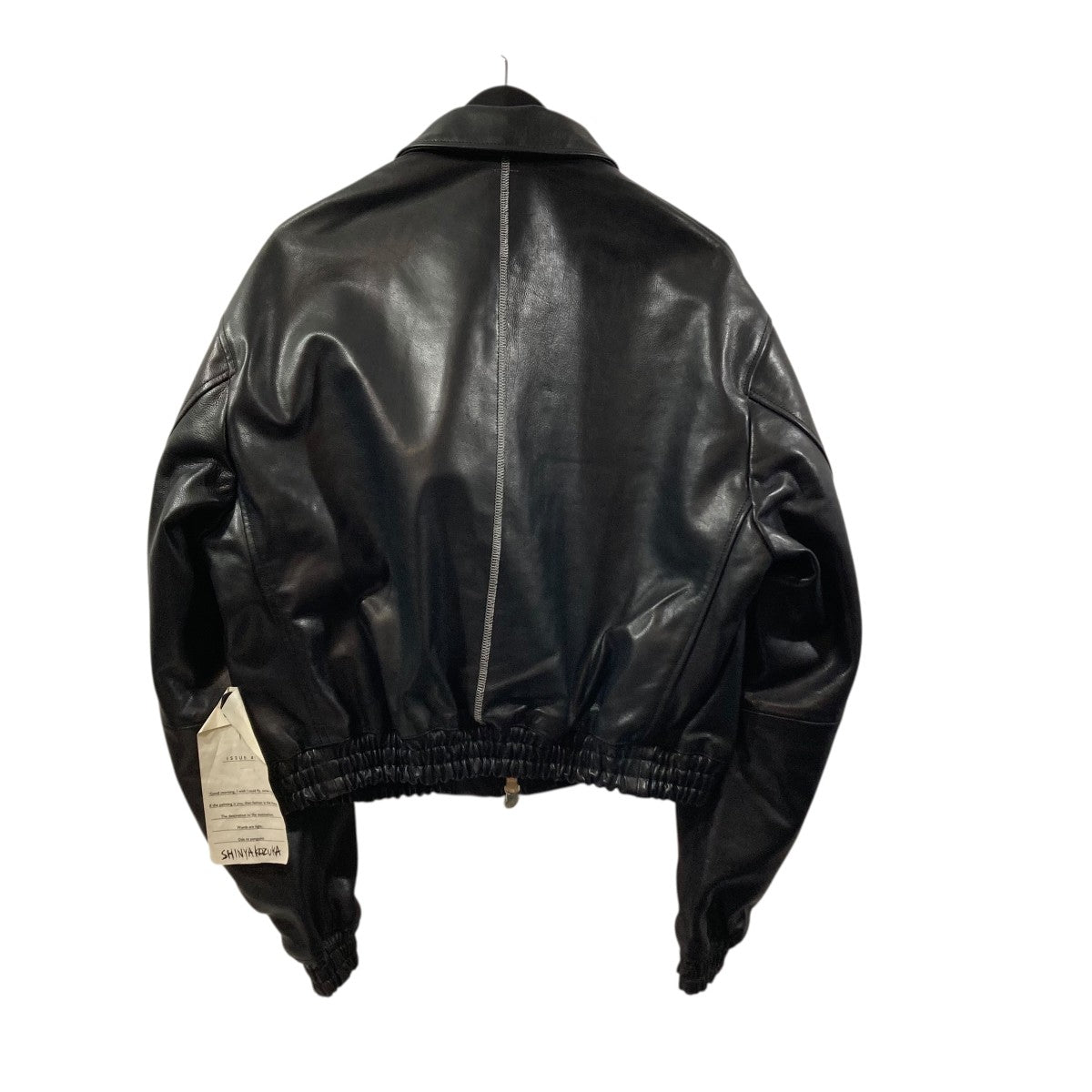 廃盤【TOKIO KUMAGAI】OLD漆黒の極上ムートンジャケット SHINYA KOZUKA(シンヤコヅカ) bomber as canvasジップジャケット