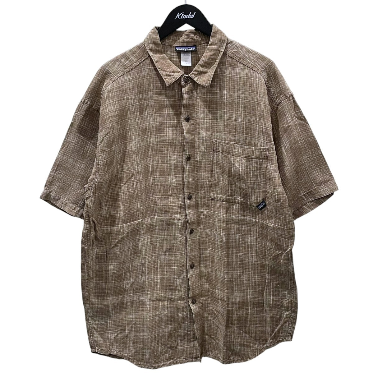 Patagonia(パタゴニア) 07SS チェック柄ヘンプ半袖シャツ S／S Hemp