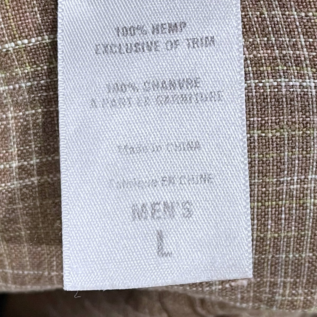 Patagonia(パタゴニア) 07SS チェック柄ヘンプ半袖シャツ S／S Hemp