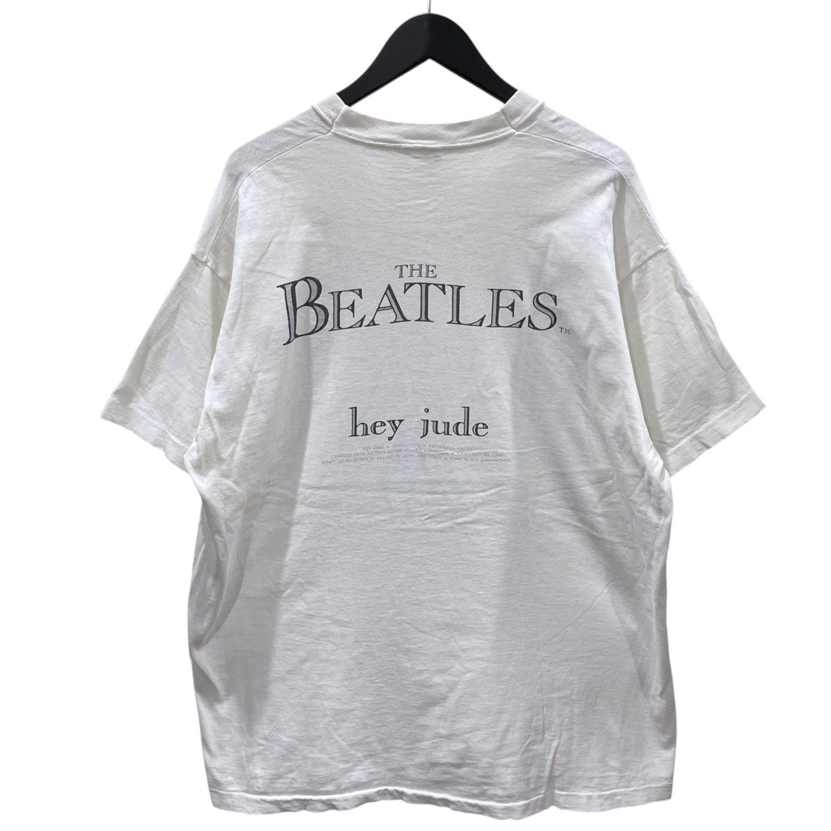 FRUIT OF THE LOOM 90s プリントTシャツ THE BEATLES Hey Jude ビートルズ ヘイ ジュード 古着・中古-2枚目のアイテム画像