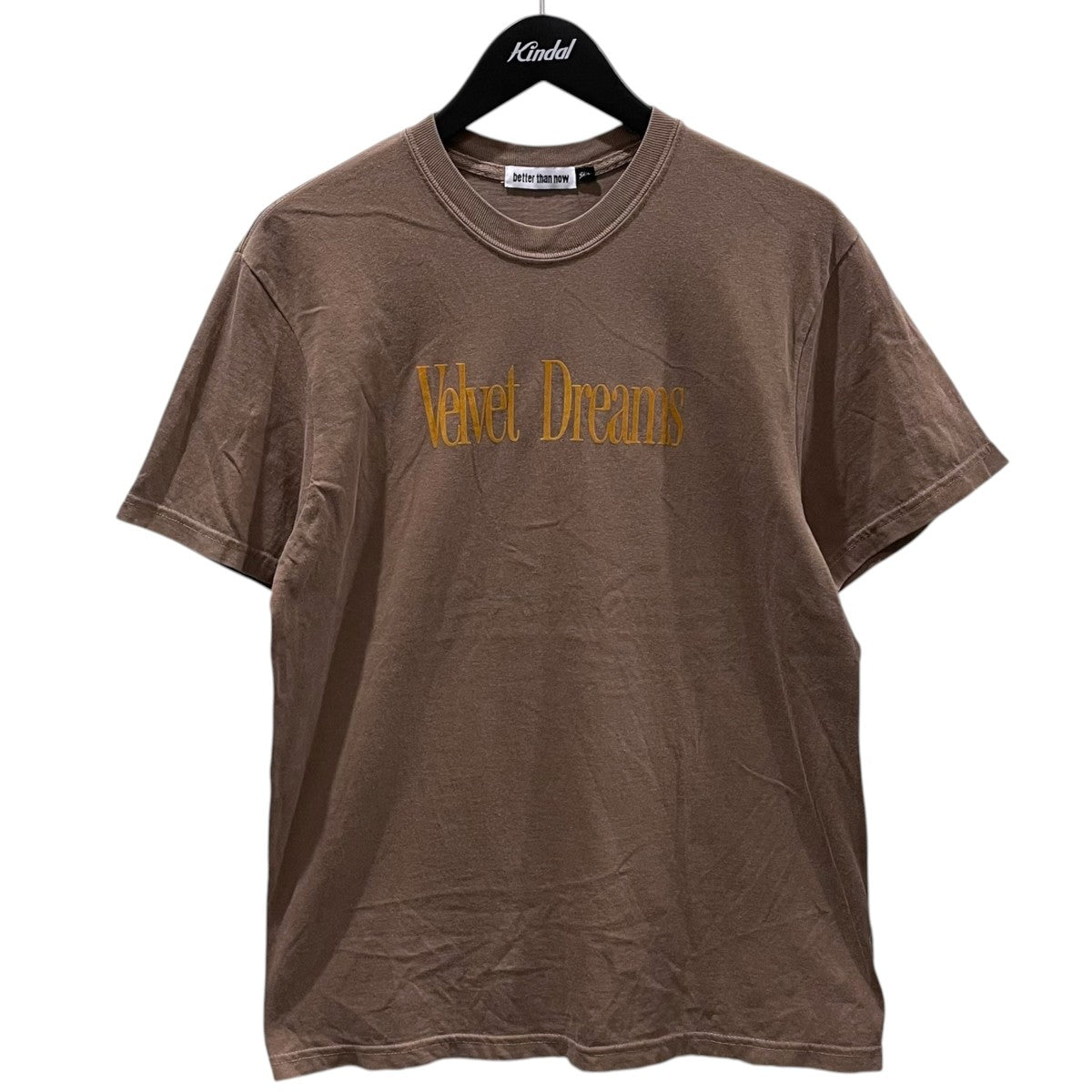 DEUXIEME CLASSE 25SS フロッキープリント加工Tシャツ Better Than Now Velvet Tシャツ 25070500802030 古着・中古-1枚目のアイテム画像