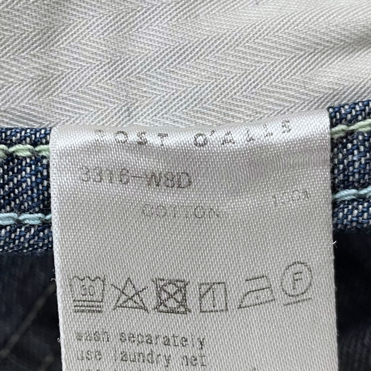 POST O'ALLS(ポストオーバーオールズ) デニムパンツ De Laware 3 8oz