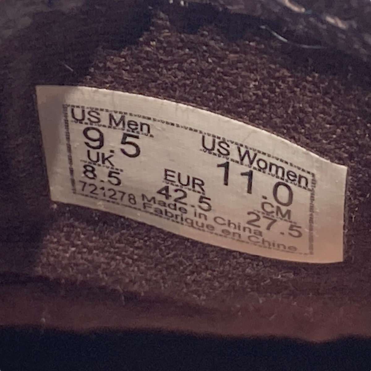 VANS(バンズ) MULE STYLE 17 PONY HAIR CHOCOLATE PLUMミュール