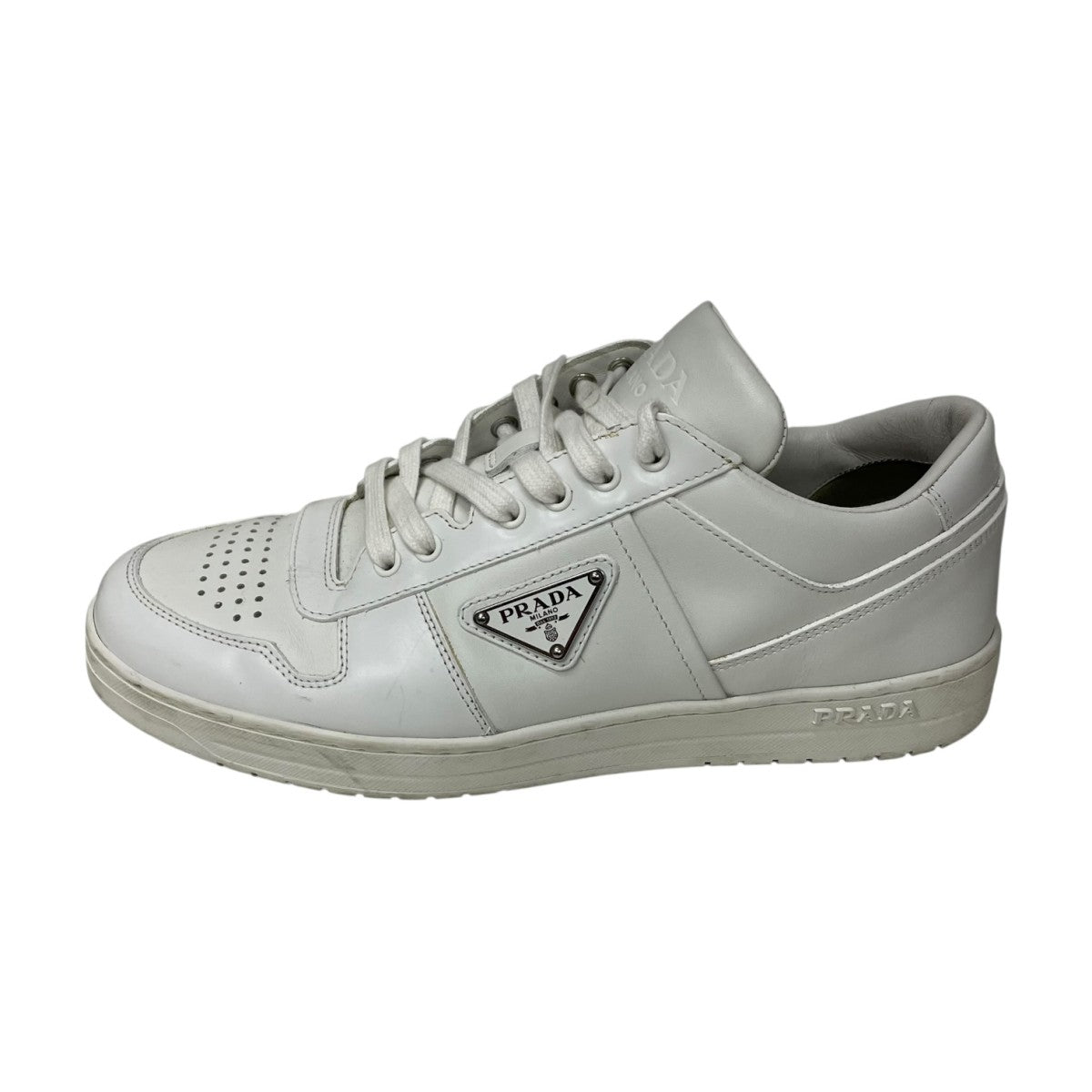 PRADA(プラダ) ローカットスニーカー2EE364 2EE364 ホワイト サイズ 7