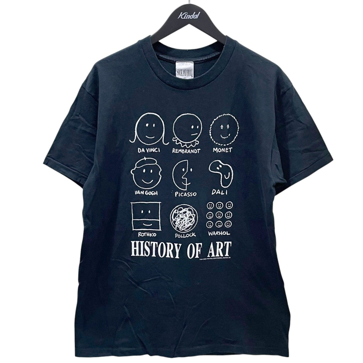 SOCK AND ROLL プリントTシャツ HISTORY OF ART ヒストリー オブ アート 古着・中古-1枚目のアイテム画像