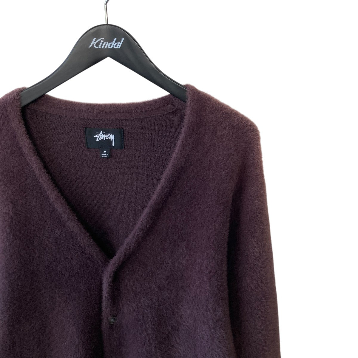 stussy(ステューシー) 22AWSHAGGY CARDIGANカーディガン ブラウン