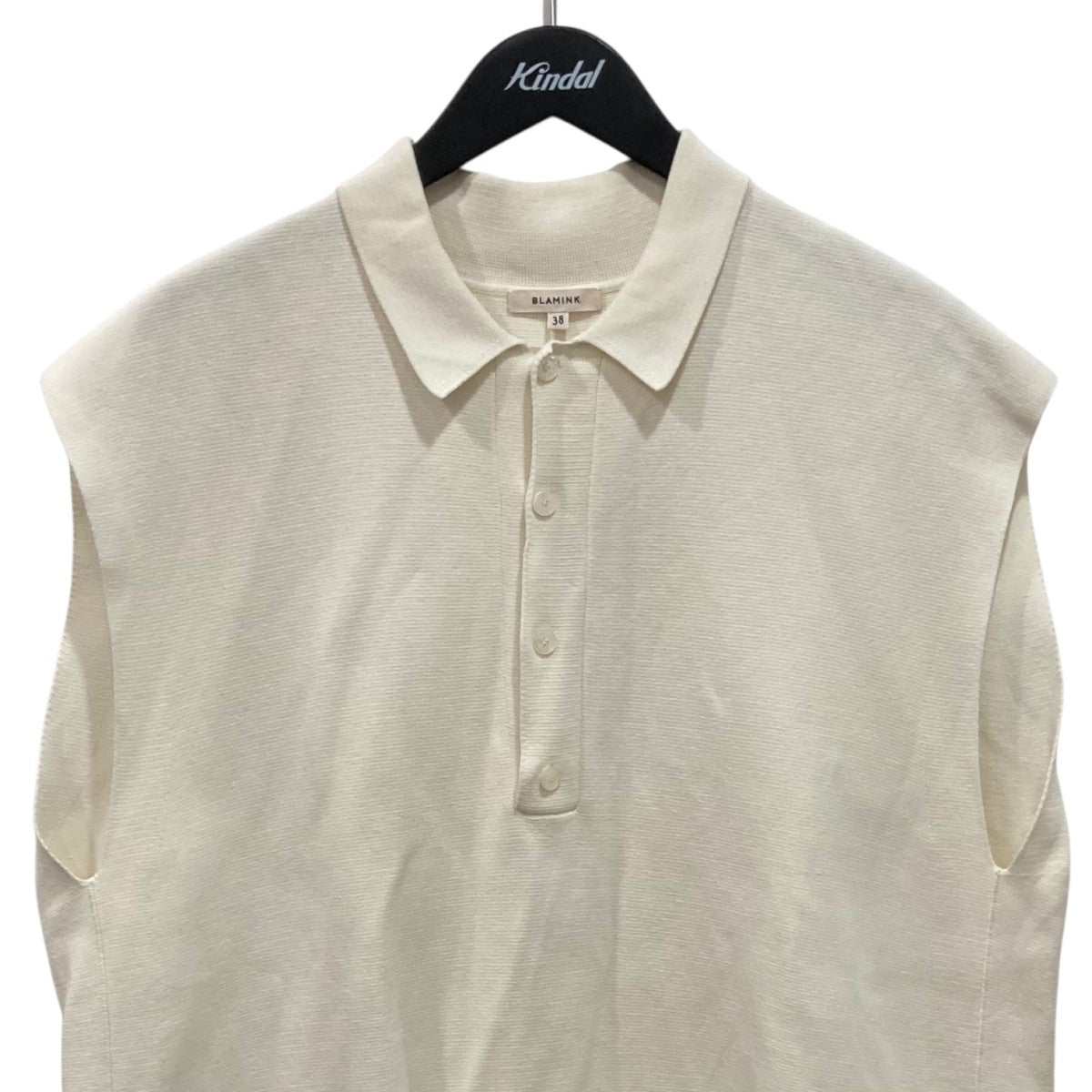 コットン14Gレギュラーノースリーブノースリーブブラウス7918-230-0113