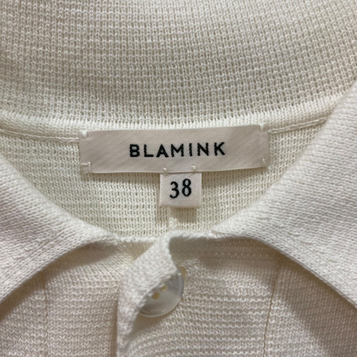 BLAMINK コットン14Gレギュラーノースリーブノースリーブブラウス7918-230-0113 古着・中古-5枚目のアイテム画像