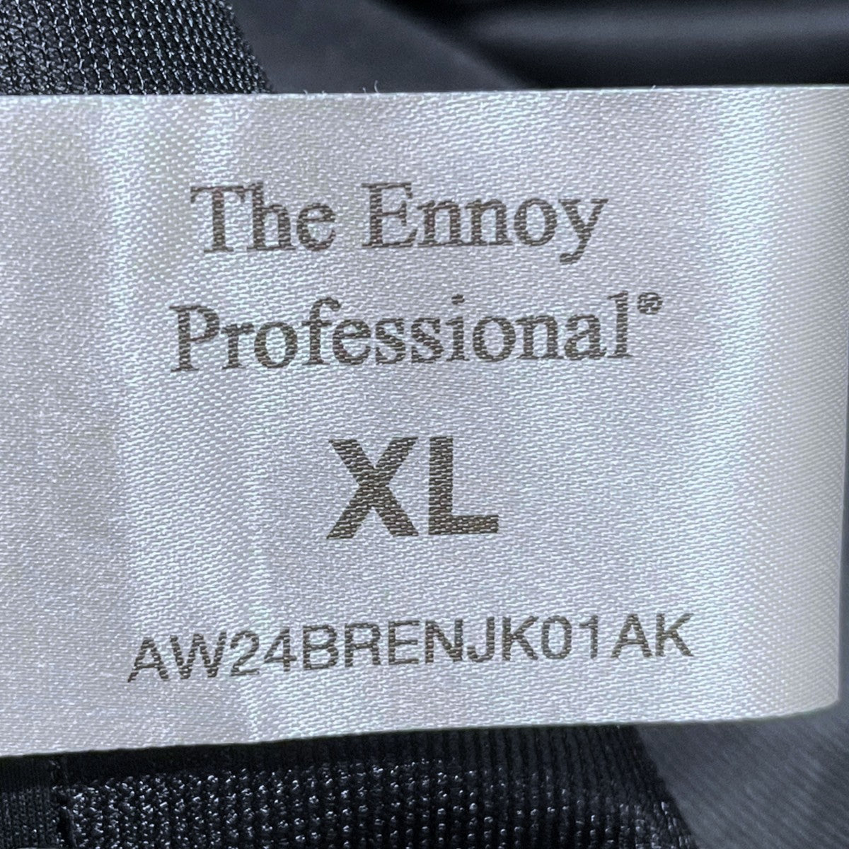THE ENNOY PROFESSIONAL 24AW ジップアップナイロンジャケット 3Layer Shell Jacket 3レイヤーシェルジャケット AW24BRENJK01AK 古着・中古-8枚目のアイテム画像
