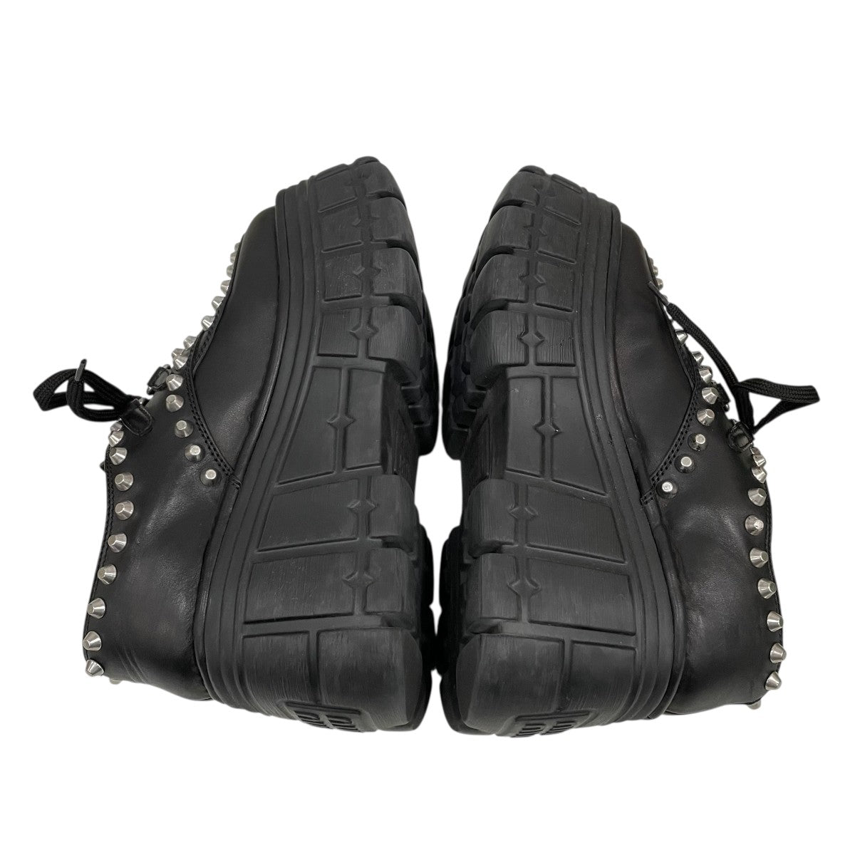 MIU MIU(ミュウミュウ) スタッズ付 厚底シューズ ブラック サイズ 35