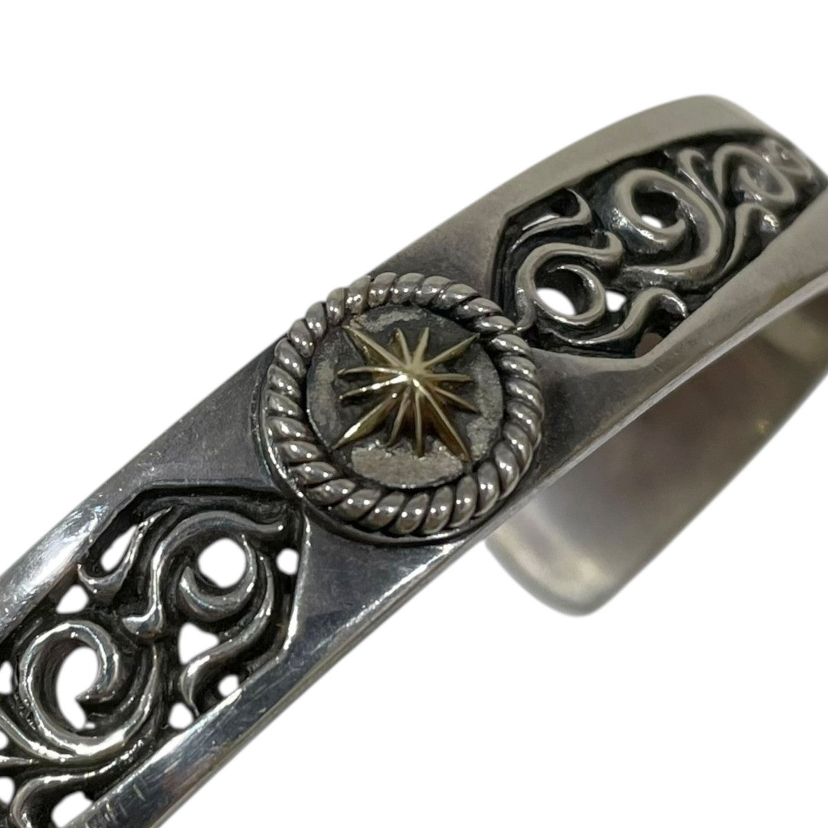 SAAD(サード) 太陽神バングル シルバー・ゴールド｜【公式】カインド