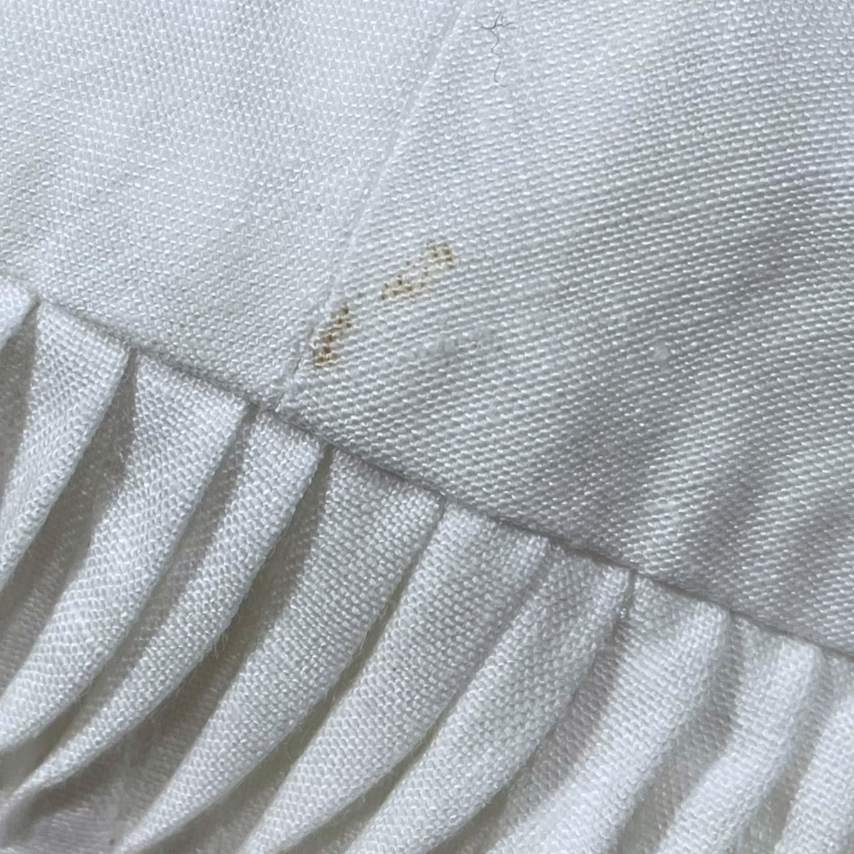 20SS プルオーバーブラウス Linen Tucked Half Placket Shirt リネンタックハーププラケットシャツ 1220-31038