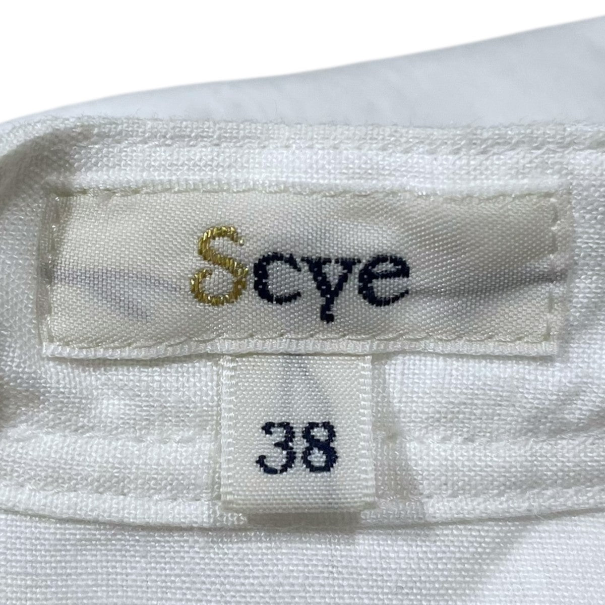 SCYE(サイ) 20SS プルオーバーブラウス Linen Tucked Half Placket