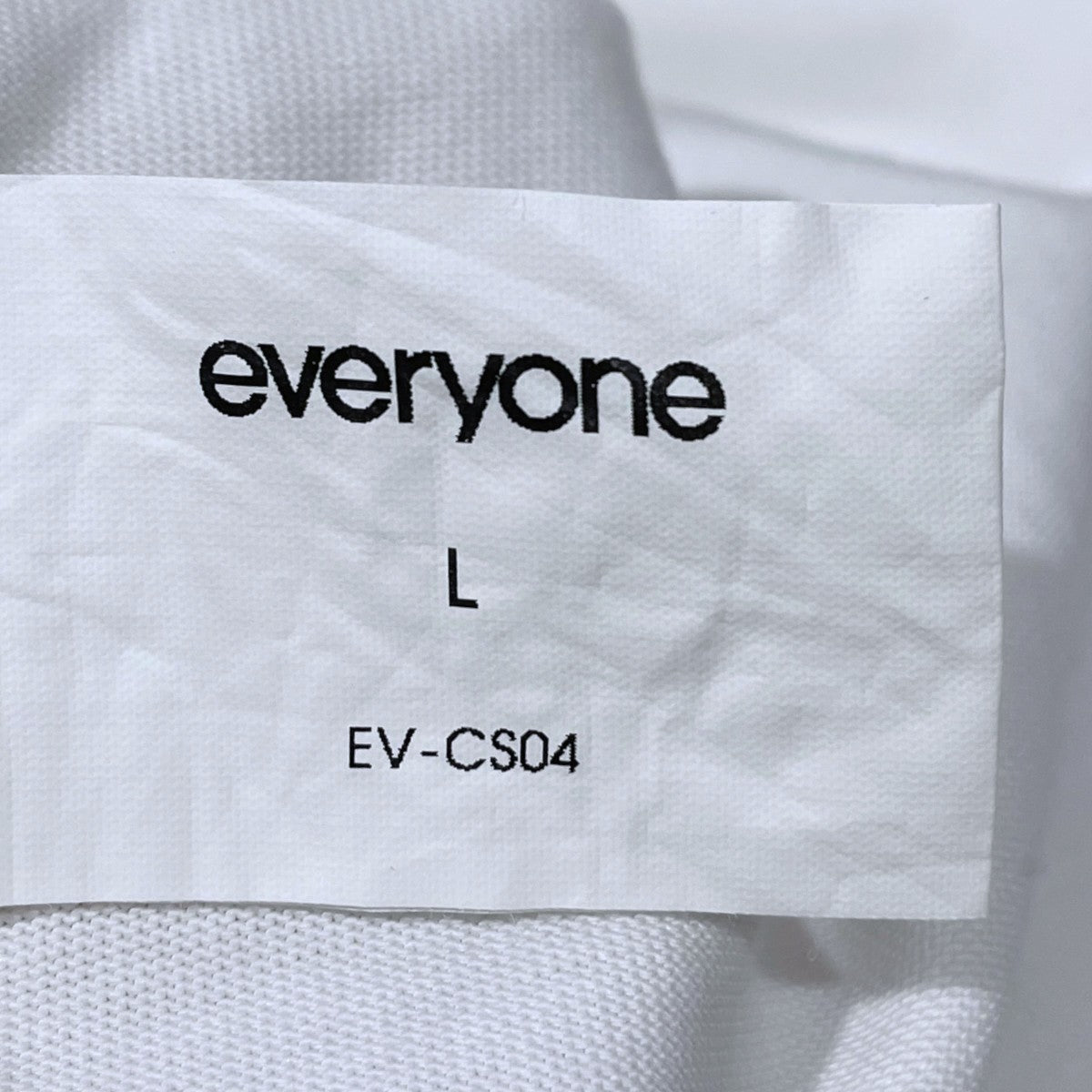 23SS コットンショートスリーブTシャツ Cotton S／S T-Shirt EV-CS04