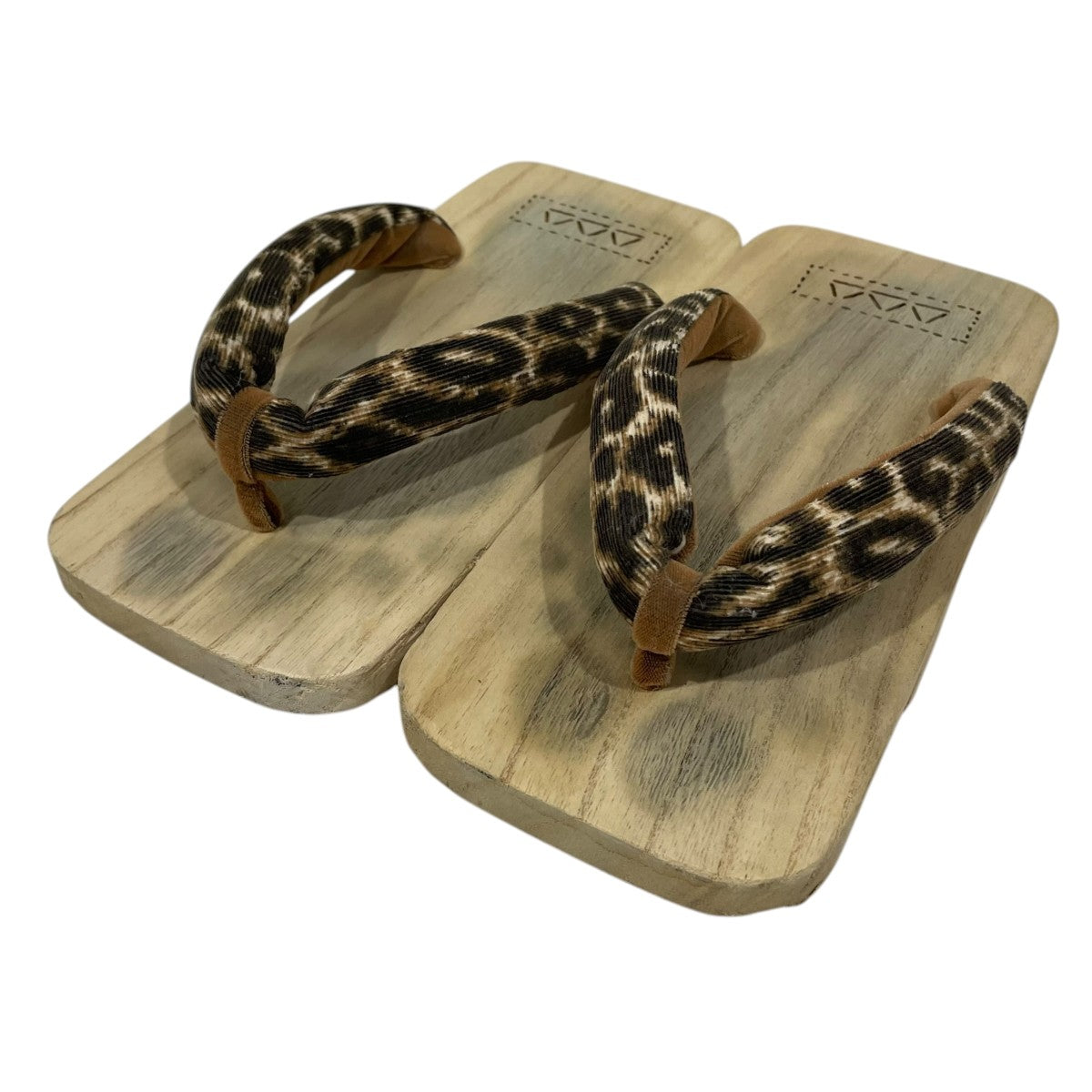 23SS 桐下駄 GETA LEOPARD ゲタ レオパード 0123101001001