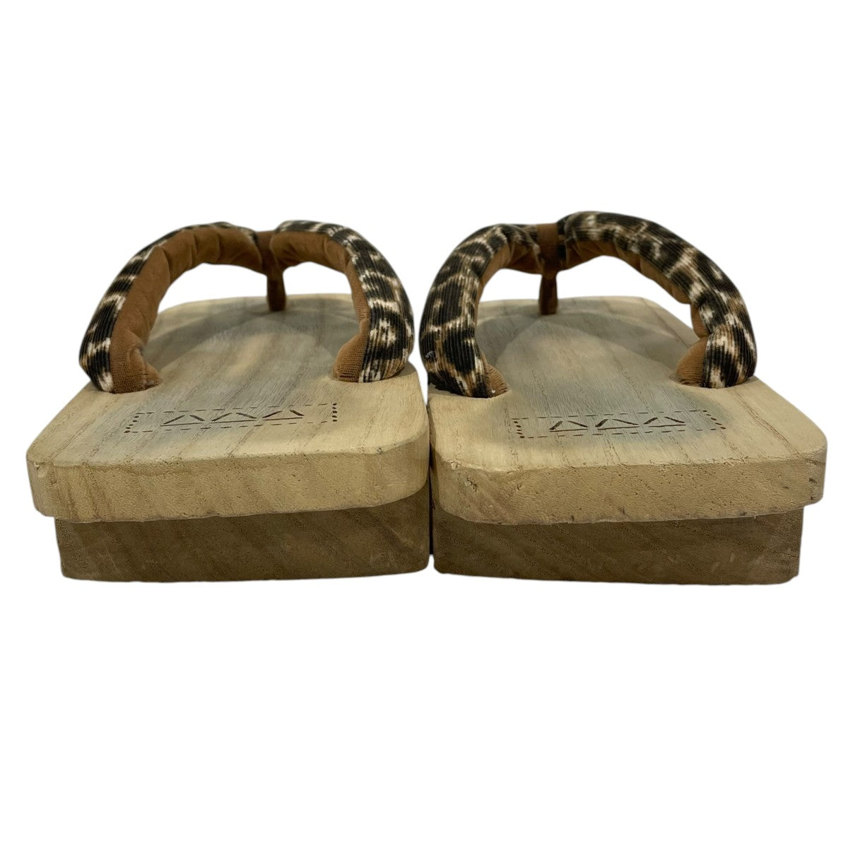 23SS 桐下駄 GETA LEOPARD ゲタ レオパード 0123101001001