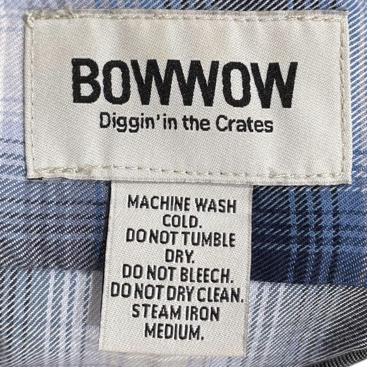 24AW リペア加工チェック柄オープンカラーシャツ RAYON CHECK SHIRTS REPAIRED レーヨンチェックシャツ リペアード BW242-RCSR