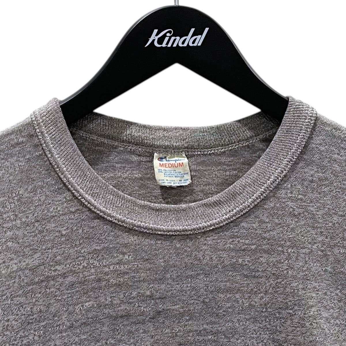 Champion 80s 霜降りTシャツ トリコタグ 50／50 古着・中古-3枚目のアイテム画像