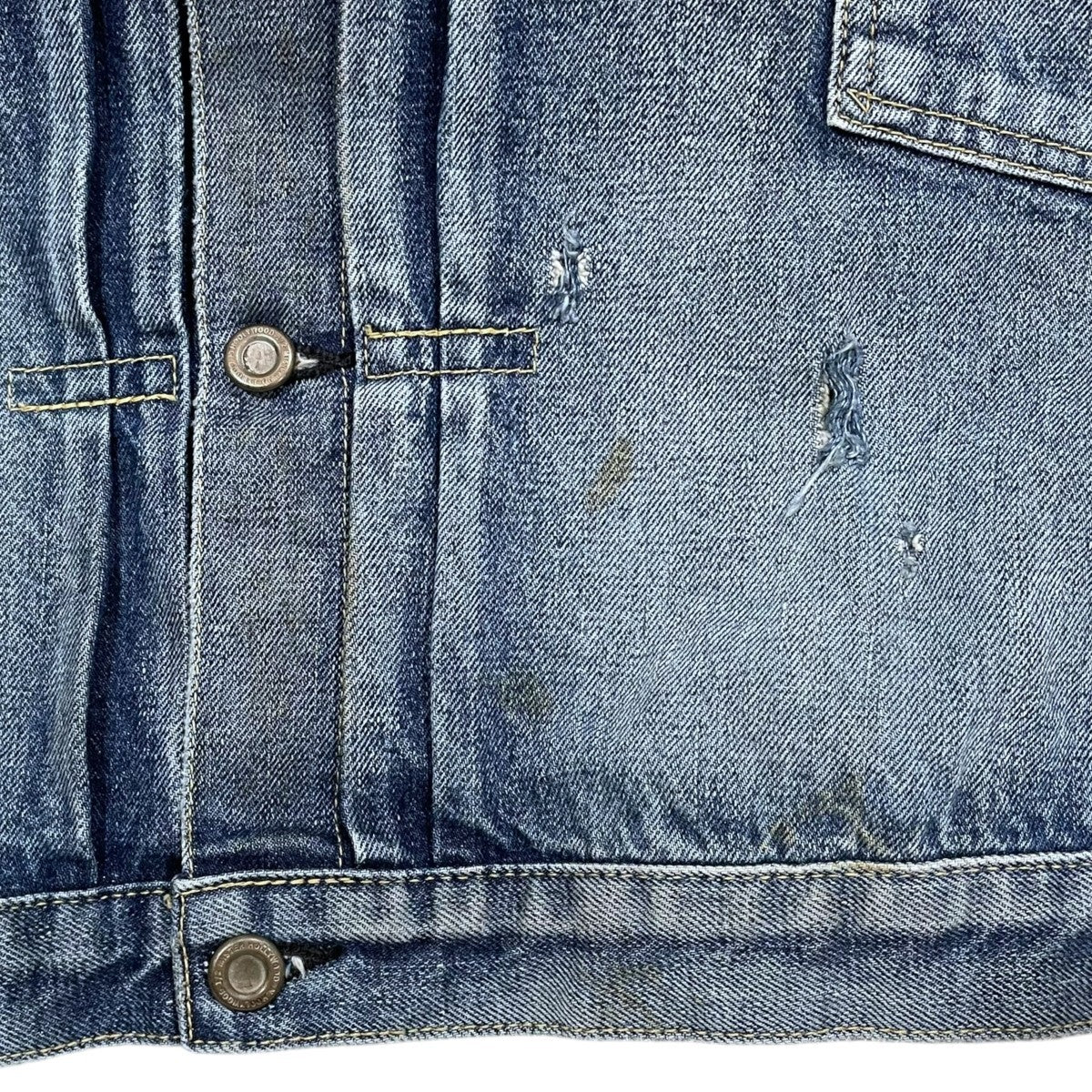 24SS 加工デニムジャケット DENIM JACKET NH-NM-003