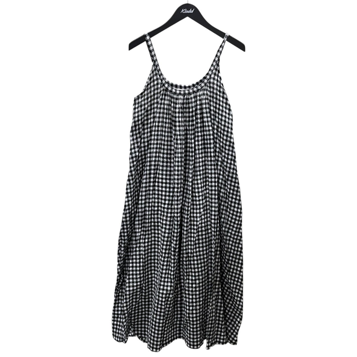 RHC Ron Herman 23SS ギンガムチェック柄キャミソールワンピース Gingham Gather Dress ギンガムギャザードレス 3710300192 古着・中古-1枚目のアイテム画像