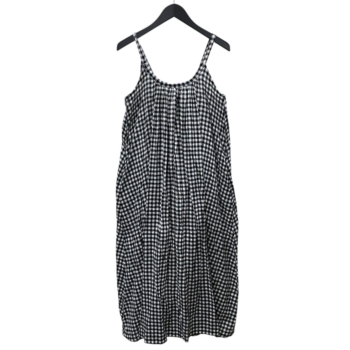 RHC Ron Herman 23SS ギンガムチェック柄キャミソールワンピース Gingham Gather Dress ギンガムギャザードレス 3710300192 古着・中古-2枚目のアイテム画像