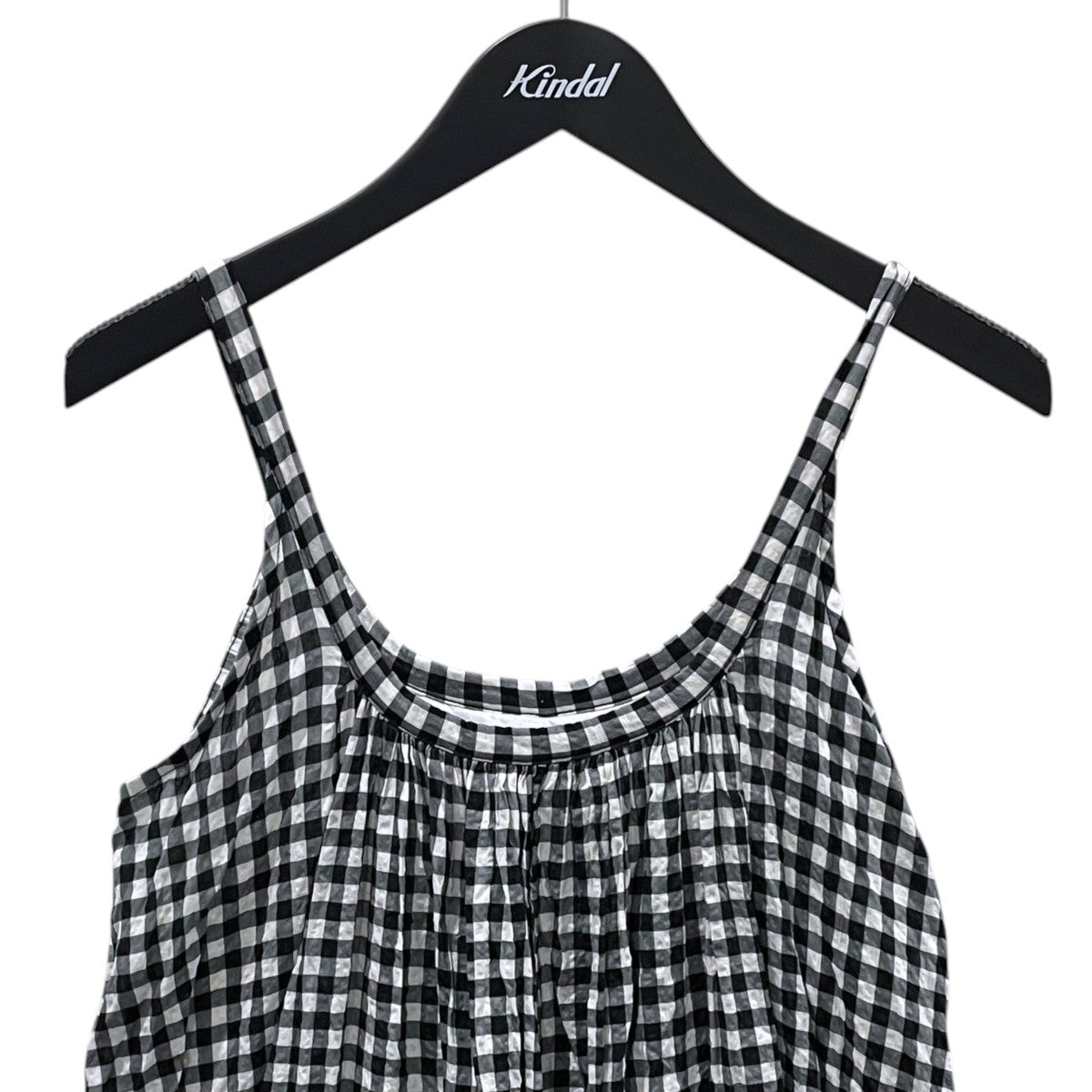 RHC Ron Herman 23SS ギンガムチェック柄キャミソールワンピース Gingham Gather Dress ギンガムギャザードレス 3710300192 古着・中古-3枚目のアイテム画像