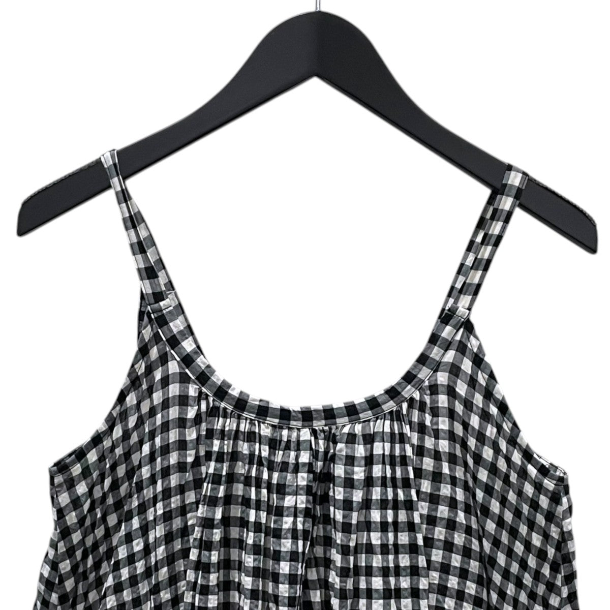RHC Ron Herman 23SS ギンガムチェック柄キャミソールワンピース Gingham Gather Dress ギンガムギャザードレス 3710300192 古着・中古-4枚目のアイテム画像