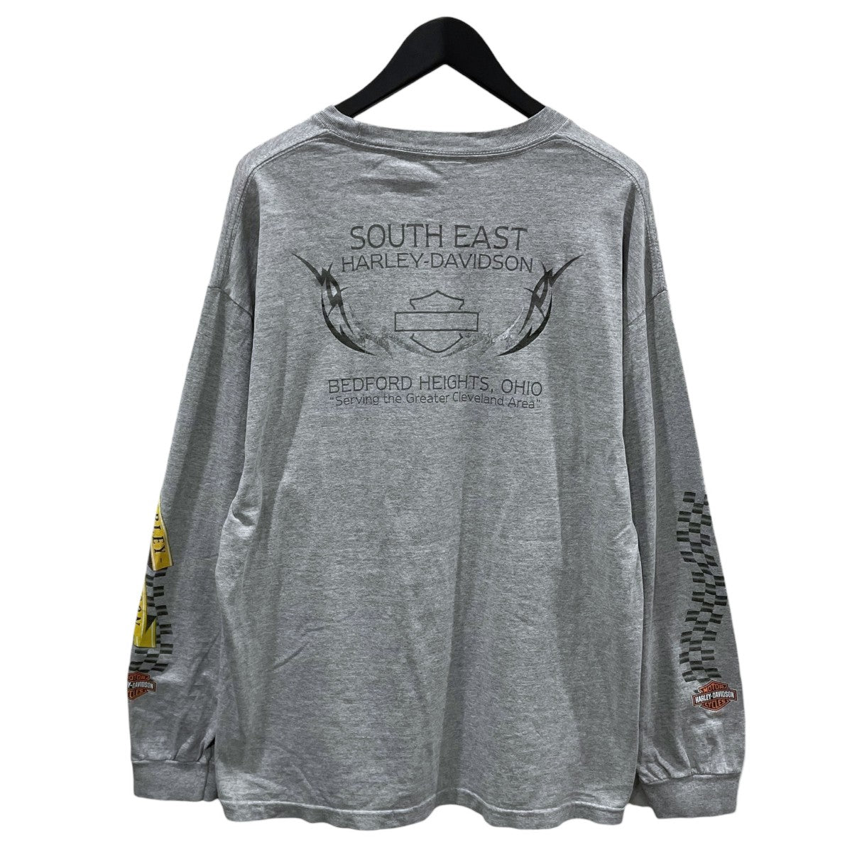 HARLEY-DAVIDSON ロゴプリントカットソー 古着・中古-2枚目のアイテム画像