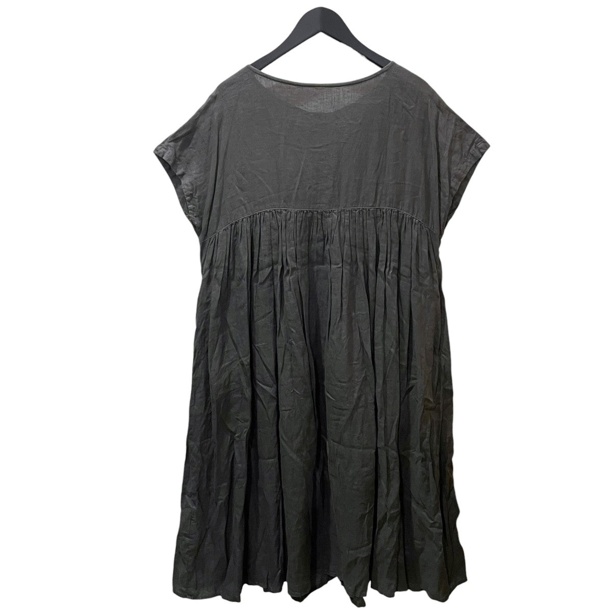 nest Robe 18SS 2WAYリネンワンピース フレンチスリーブリネン2wayドレス 01182-1157 古着・中古-2枚目のアイテム画像