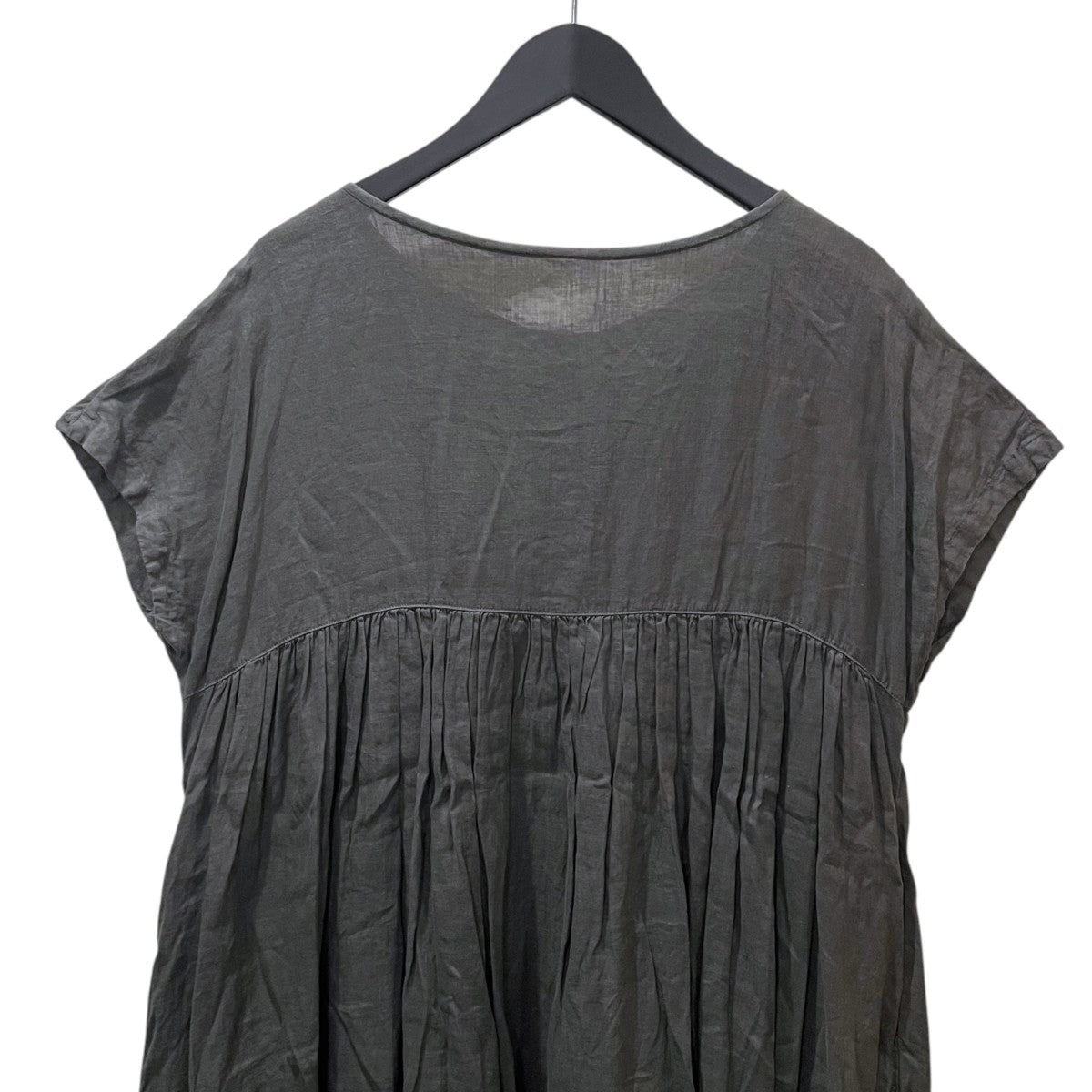 nest Robe 18SS 2WAYリネンワンピース フレンチスリーブリネン2wayドレス 01182-1157 古着・中古-3枚目のアイテム画像