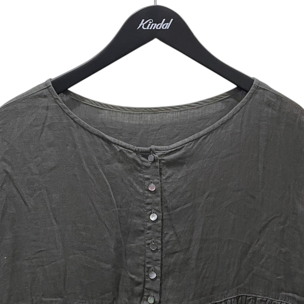 nest Robe 18SS 2WAYリネンワンピース フレンチスリーブリネン2wayドレス 01182-1157 古着・中古-4枚目のアイテム画像