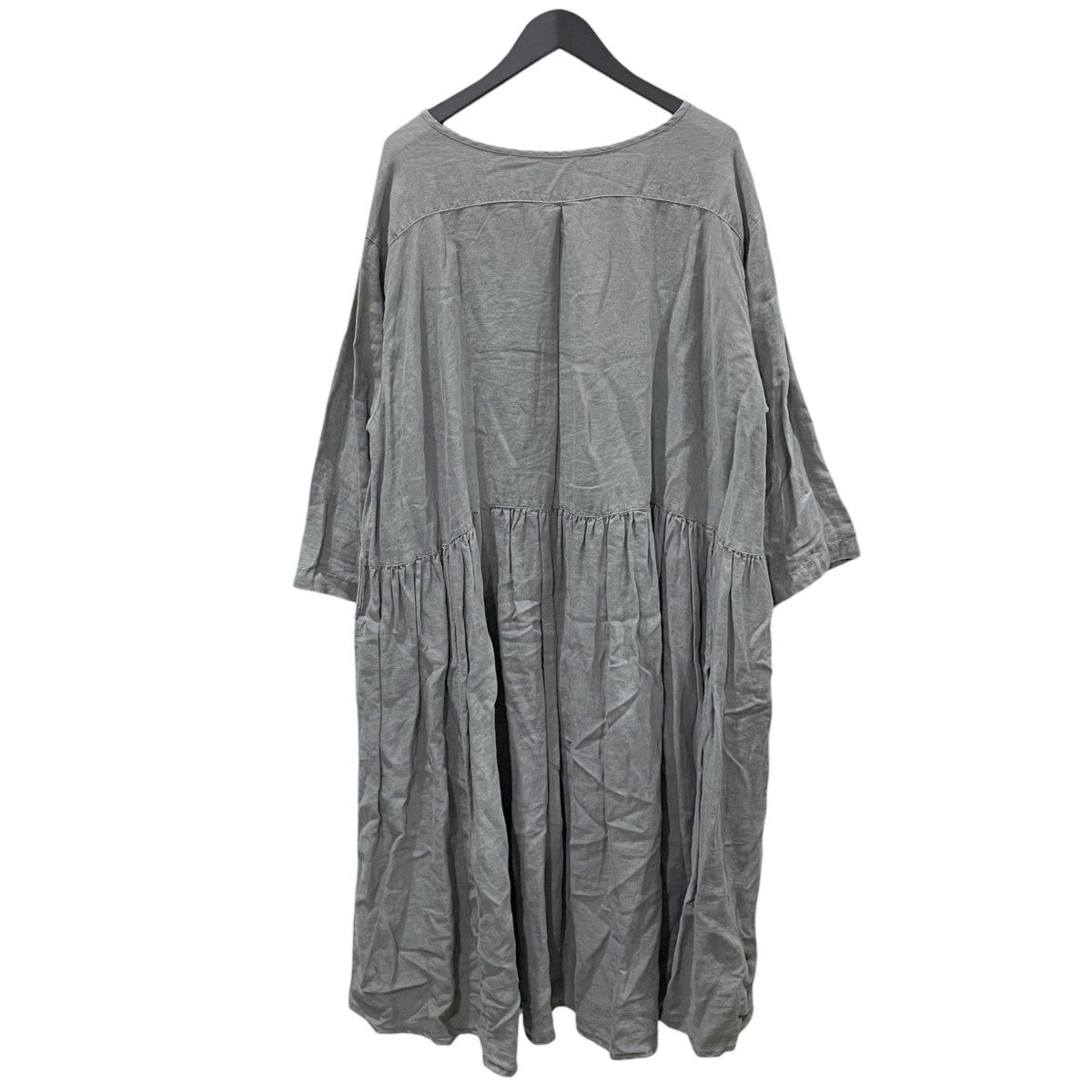 nest Robe 22SS 天然染め 切り替えギャザーワンピース 01221-1162 古着・中古-2枚目のアイテム画像