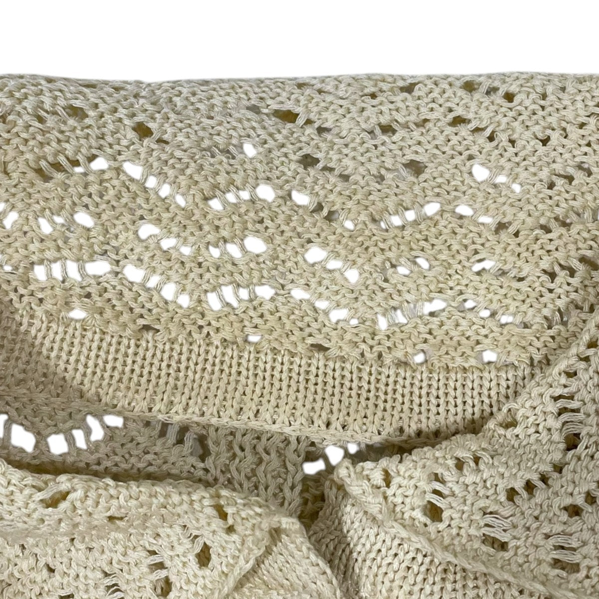 TODAYFUL 22SS 半袖ニットカーディガン Lace Knit Shirts レースニットシャツ 12210503 古着・中古-4枚目のアイテム画像