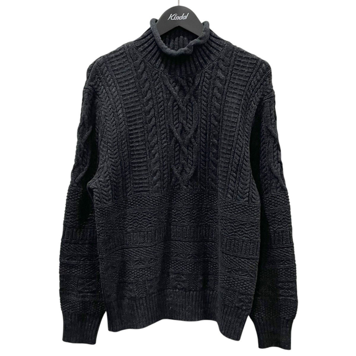 RRL(ダブルアールエル) コットン ウール ロールネックニットセーター