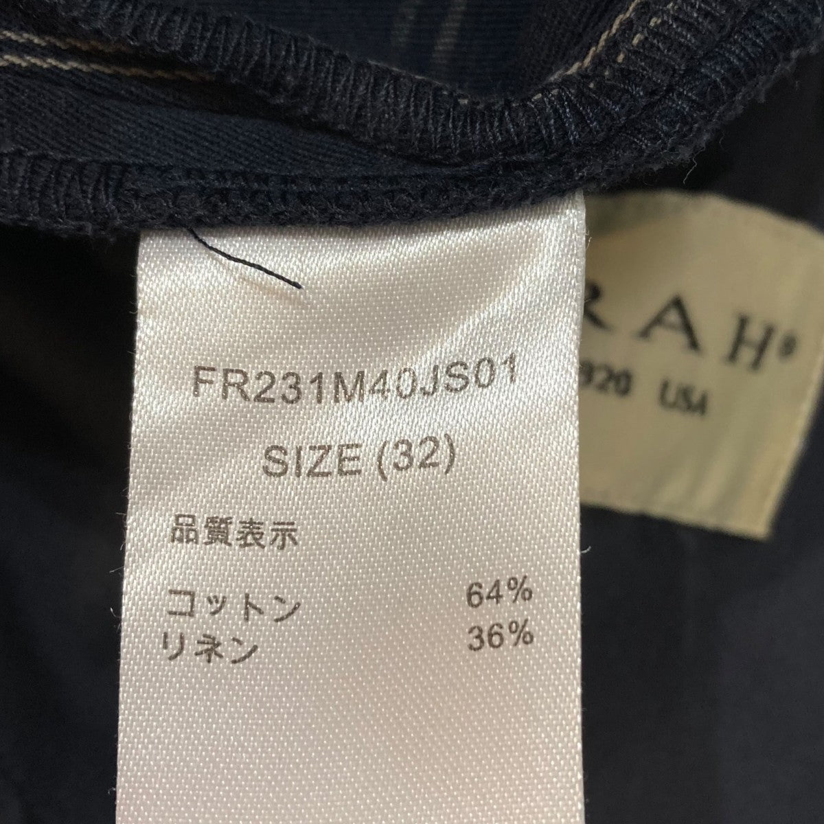 FARAH スラックスパンツFR231M40JS01 古着・中古-8枚目のアイテム画像