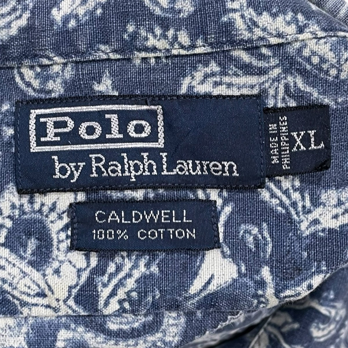 POLO RALPH LAUREN 総柄半袖シャツ CALDWELL コールドウェル 古着・中古-5枚目のアイテム画像